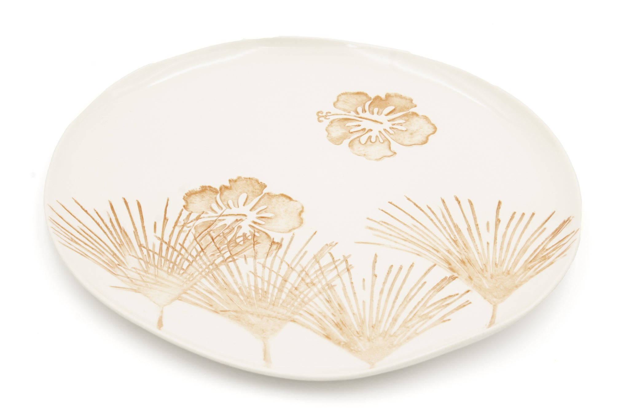 Piatto Piano-_TROPICAL-Impronta-PORCELLANA-ARANCIO_7403-Ã¸  29 cm