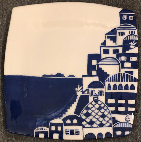 Piatto quadrato "Positano"